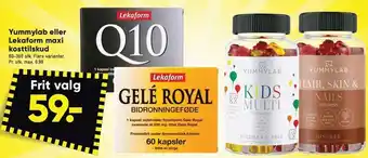 Bilka Yummylab eller lekaform maxi kosttilskud tilbud