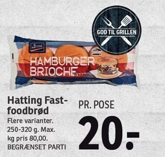 SPAR Hatting fastfoodbrød tilbud