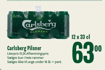 Min Købmand Carlsberg Pilsner tilbud