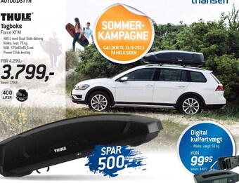 Thansen Thule tagboks tilbud