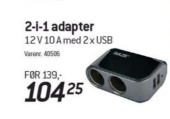 Thansen 2-i-1 adapter tilbud
