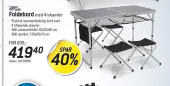 Thansen Camp+nature foldebord tilbud