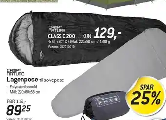 Thansen Camp+nature classic 200 el. lagenpose tilbud