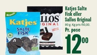 Katjes Salte Fisk eller Sallos Original