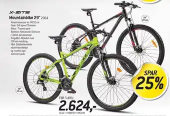 Thansen X-zite mountainbike 29'' tilbud