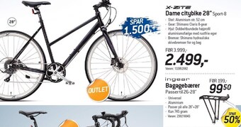 Thansen X-zite dame citybike 28 tilbud