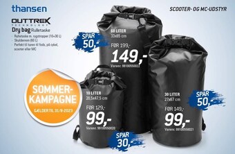 Thansen Dry bag tilbud