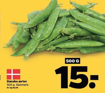 Netto Danske ærter tilbud