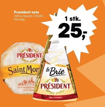 Kvickly President oste tilbud