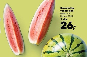 Kvickly Kernefattig vandmelon tilbud