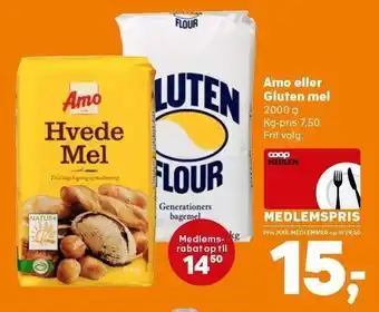 Kvickly Amo eller gluten mel tilbud