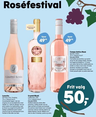 Kvickly Campo antico rosé tilbud