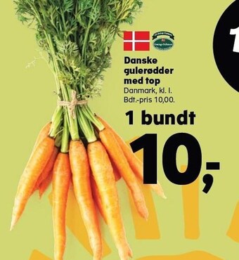 Kvickly Danske gulerødder med top tilbud
