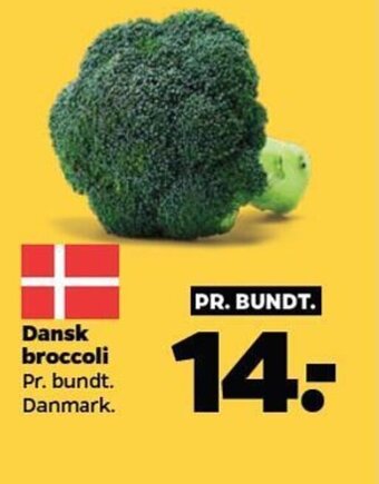 Netto Dansk broccoli tilbud