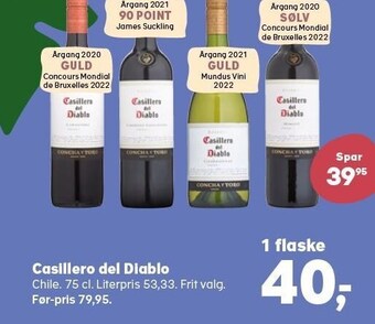 Kvickly Casillero del diablo tilbud