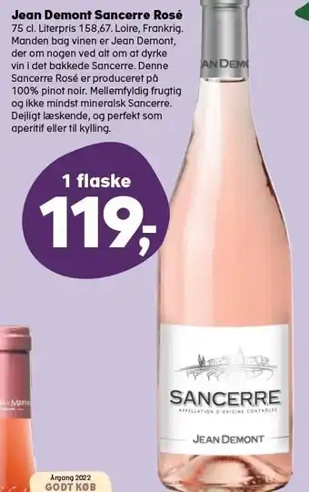 Jean demont sancerre rosé