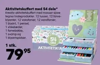 Aktivitetskuffert med 54 dele*
