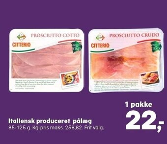 Kvickly Italiensk produceret pålæg tilbud