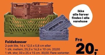 Kvickly Foldekasser tilbud