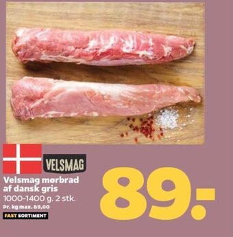 Netto Velsmag mørbrad af dansk gris tilbud