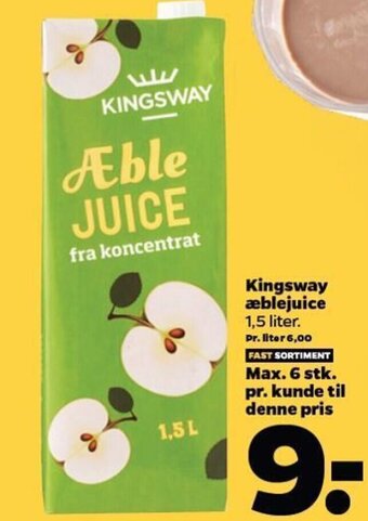 Netto Kingsway æblejuice tilbud