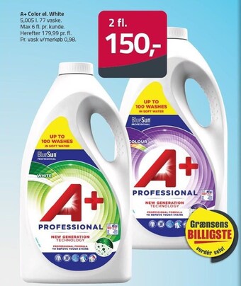 Fleggaard A+ color eller white tilbud
