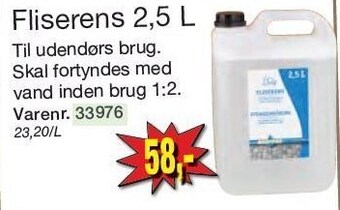 Harald Nyborg Fliserens 2,5 l tilbud