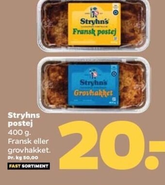 Netto Stryhn's postej tilbud