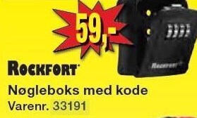 Harald Nyborg Rockfort nøgleboks med kode tilbud
