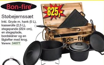 Harald Nyborg Bon-fire støbejernssæt tilbud