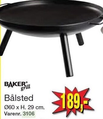 Harald Nyborg Bakergrill bålsted tilbud