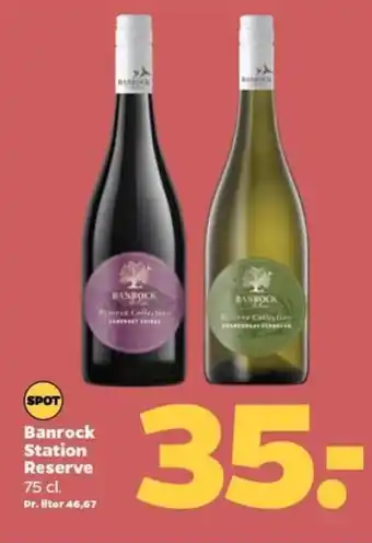 Netto Banrock Station Reserve 75 cl. tilbud