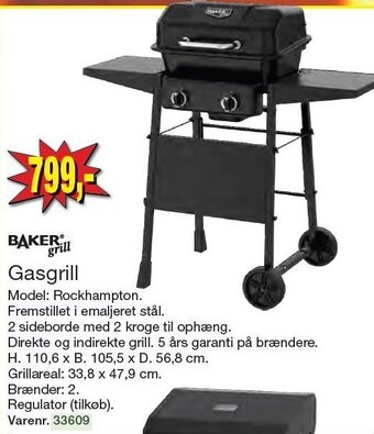 Harald Nyborg Bakergrill gasgrill tilbud