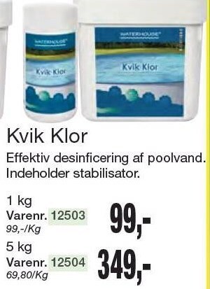 Harald Nyborg Kvik klor tilbud