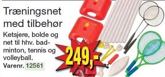 Harald Nyborg Træningsnet med tilbehør tilbud