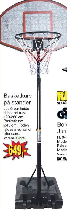Harald Nyborg Basketkurv på stander tilbud
