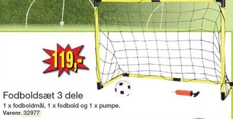 Harald Nyborg Fodboldsæt 3 dele tilbud