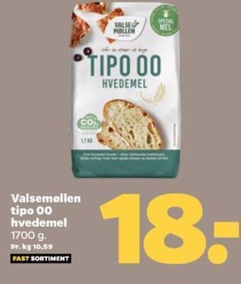 Netto Valsemøllen tipo 00 hvedemel tilbud