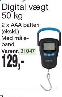 Harald Nyborg Digital vægt 50 kg tilbud