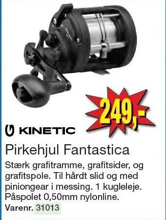 Harald Nyborg Kinetic pirkehjul fantastica tilbud