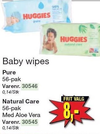 Harald Nyborg Baby wipes tilbud
