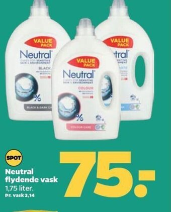 Netto Neutral flydende vask tilbud