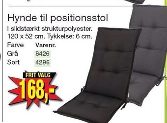 Harald Nyborg Hynde til positionsstol tilbud