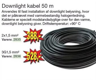 Harald Nyborg Downlight kabel 50 m tilbud