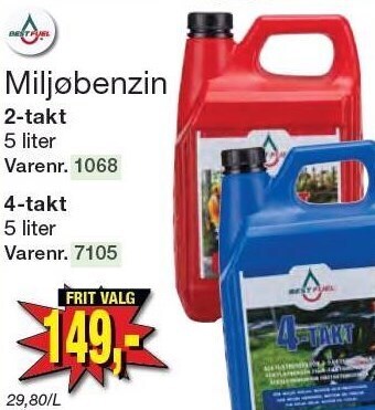 Harald Nyborg Miljøbenzin tilbud