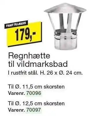 Harald Nyborg Regnhætte til vilmarksbad tilbud