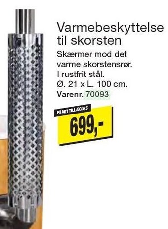 Harald Nyborg Varmebeskyttelse til skorsten tilbud