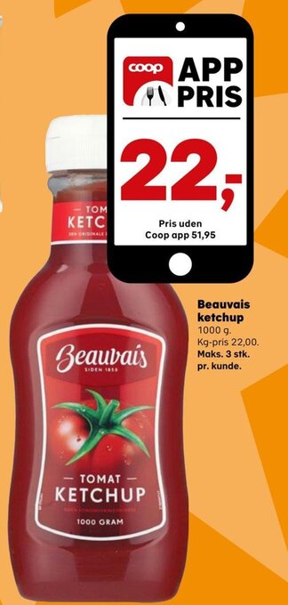 SuperBrugsen Beauvais ketchup tilbud