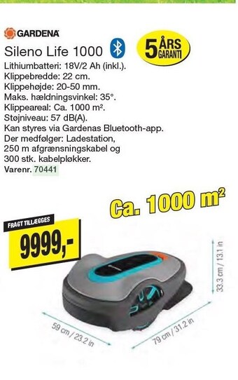 Harald Nyborg Gardena sileno life 1000 tilbud