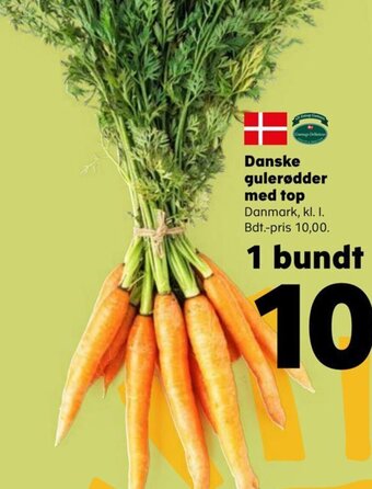 SuperBrugsen Danske gulerødder med top tilbud